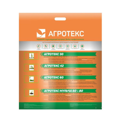 Мульчирующий материал Агротекс 80- 1.6x10м -чёрный