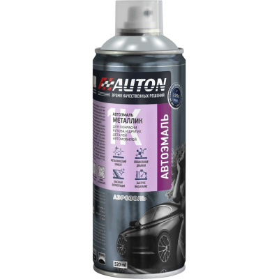 Автоэмаль Auton DAEWOO 92U POLY SILVER металлик, аэрозоль 520 мл