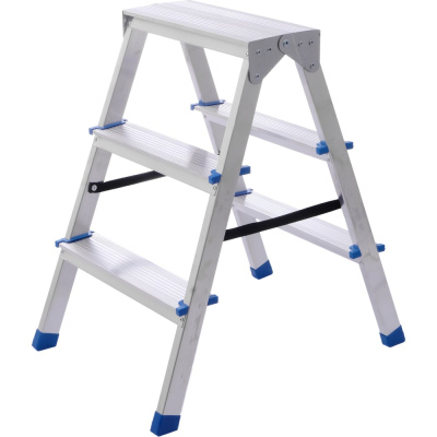 Оцинкованная двухсторонняя стремянка STAIRS OS203