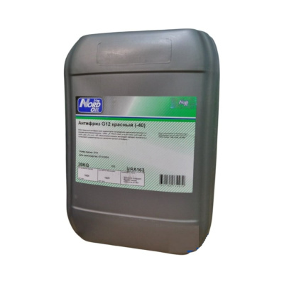 Антифриз NORD (20кг) OIL G12 красный (-40) NRA163