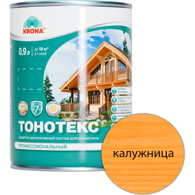 Защитно-декоративный состав для дерева KRONA Тонотекс 66302700