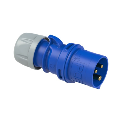 Кабельная вилка PCE 16А 220V 1P+N+E IP44