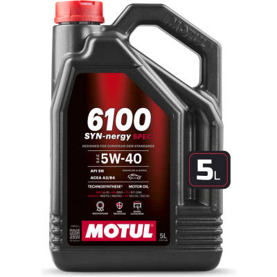 Масло моторное MOTUL 6100 SYN-NERGY SPEC 5W40 5 л