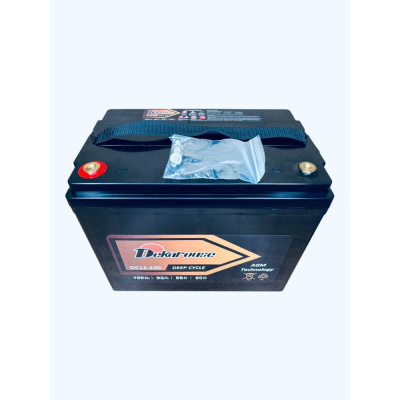 Тяговый аккумулятор Dekarouse 100 Ач (AGM) прям. пол. 260х168х214