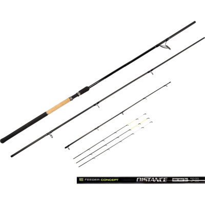 Удилище фидерное FEEDER CONCEPT Distance BLACK 070г, 3.60 м