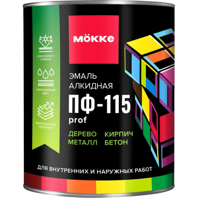 Алкидная эмаль MÖKKE ПФ-115 MÖKKE 3928