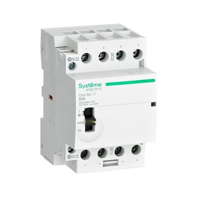 Контактор CT серии City9 Set Systeme Electric на номинальный ток 63 А (AC7a / AC7b), 4НО