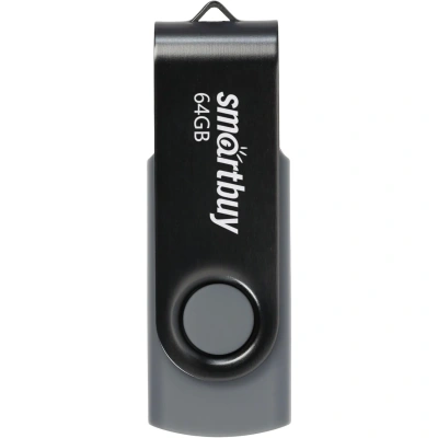Флеш-память SmartBuy UFD 2.0 064GB Twist Black (SB064GB2TWK)