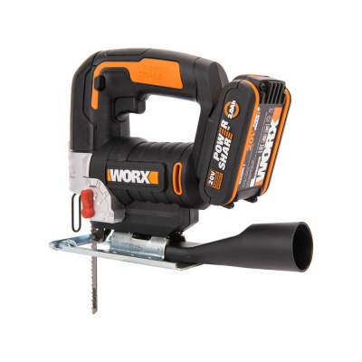 Аккумуляторный лобзик WORX W543 легко справляется с материалами различной плотности