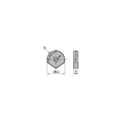 Пластина ZOHX2506-gf YBG252 ZCC-CT