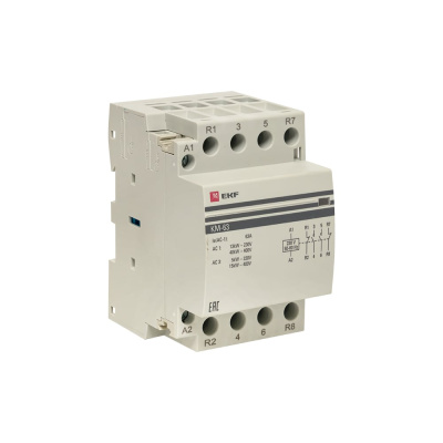 Модульный контактор EKF КМ 63А 2NО+2NC (3 модуля) PROxima