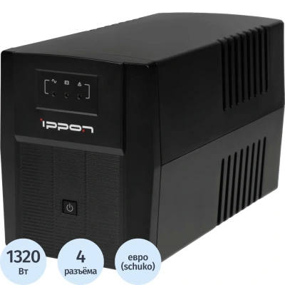 ИБП Ippon Back Basic 2200 Euro 1320Вт 2200ВА черный (1108028)