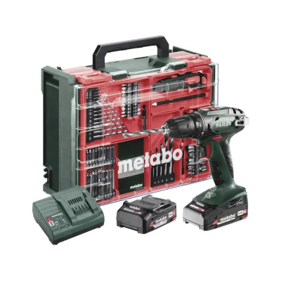 Дрель ударная Metabo BS 18 Set