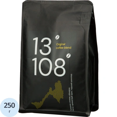 Кофе жареный в зернах Деловой Стандарт 13/108, 250г