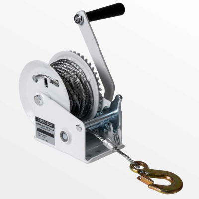 Лебедка ручная ELEMENT LHW 1400кг, трос 20м, 3000 lbs
