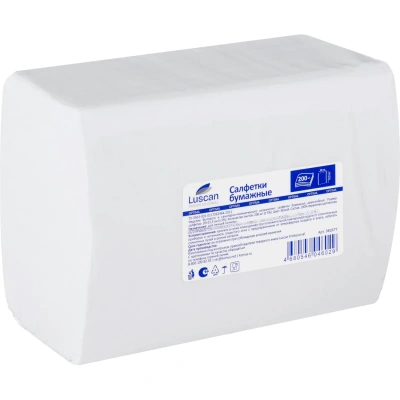 Салфетки бумажные Luscan Professional N4 2сл V слож 200л/уп