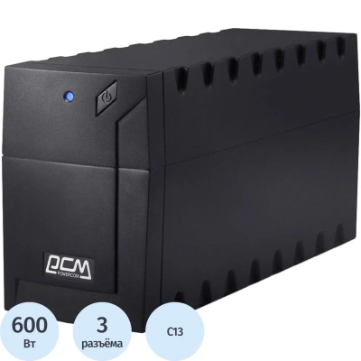 ИБП Powercom Raptor RPT-1000A 1000VA 600Вт IEC(3)