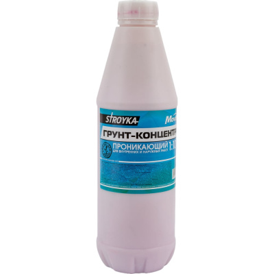 Грунт-концентрат для наружных и внутренних работ Movatex Stroyka 1 л Т31709