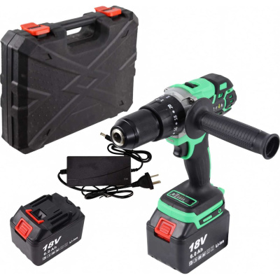 Дрель-шуруповерт аккумуляторная ударная Zitrek Green Impact 18V