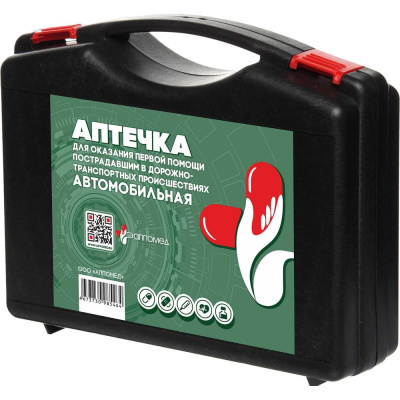 Автомобильная аптечка для оказания первой помощи пострадавшим в ДТП 01281