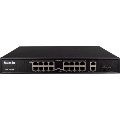 PoE коммутатор Falcon Eye FE-16FPG2S1 18 портовый неуправляемый 00-00330354