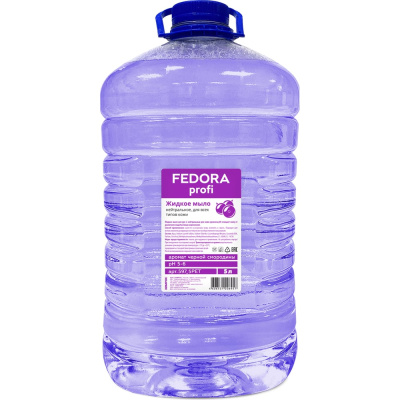 Жидкое мыло Fedora Profi Черная смородина 5 л, ПЭТ