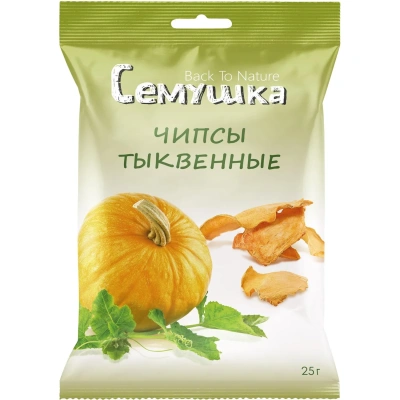 Чипсы тыквенные Семушка 25г