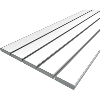 Комплект Ledcraft LC-LP1050M44-3x5Silver из 5 шт серебро (3м профиль+3м рассеиватель+2 заглушки)