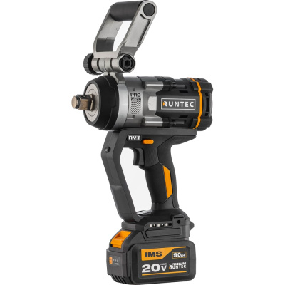 Гайковерт RUNTEC PRO ударный, аккумуляторный, 3/4, 20В, 2*9Ач, 2100Нм