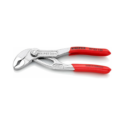 Переставные клещи с фиксатором KNIPEX COBRA 25 мм (1"), L-125 мм, хром, 1-к ручки