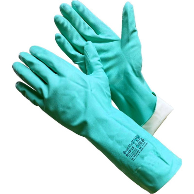 Перчатки из нитрила Gward RNF15 (STF15-STR) зеленые, р. M 12 пар STF15-STR/M