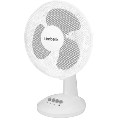 Настольный вентилятор Timberk 12", белый