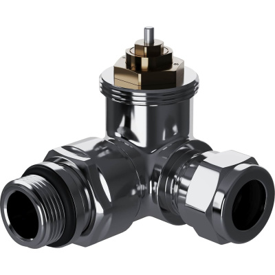 Набор термостатический трехосевой Royal Thermo Design Pro 15мм М30x1.5, хром
