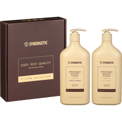 Подарочный набор жид крем-мыла SYNERGETIC:Уд-Нерол+Сандл-Шалф2x0,75л100634
