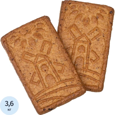 Печенье Коломенское злаковое Овсяное хрустящее томленое в печи, 3,6кг/уп