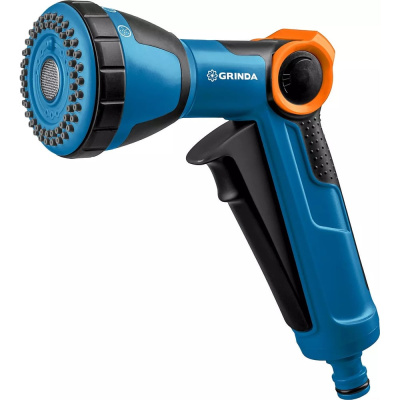 Душевой поливочный пистолет с регулятором напора GRINDA PROLine X-S 4 режима