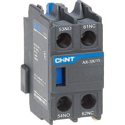 Приставка дополнительные контакты CHINT AX-3X/20 к контактору NXC-06~630 (R) (уп. 10 шт.)