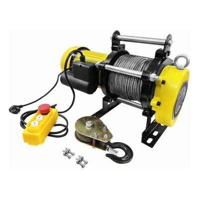 Лебедка электрическая LITELIFT KCD-500 250/500 кг 220в с канатом 70м