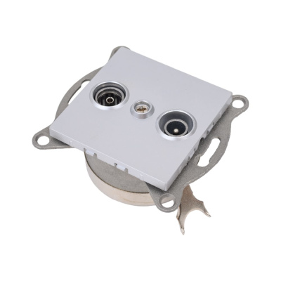 Механизм розетки GUSI ELECTRIC Ugra TV+ SAT, оконечной, СУ, серебро С11TS1-004