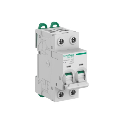 Автоматический выключатель (АВ) Systeme Electric Systeme9 хар-ка C, 10 A, 2 P, 6 kA, 400 В