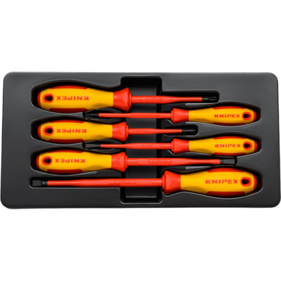 Набор тонких отверток KNIPEX VDE 1000В, 6 пр