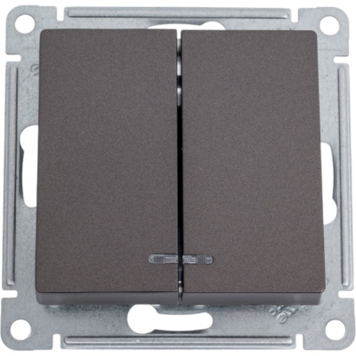 Двухклавишный выключатель Systeme Electric ATLAS DESIGN ATN000653