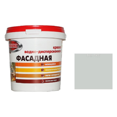 Краска ВД для наружных работ Эммикс моющаяся, RAL 7035 (ведро 16 л/25,8 кг)