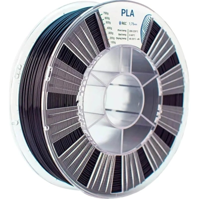 Пластик PLA REC 1.75мм черный
