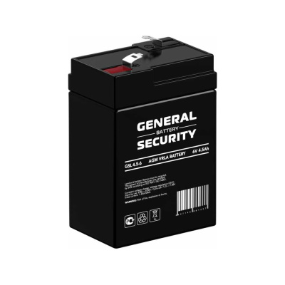 Аккумулятор для ИБП GENERAL SECURITY GSL4.5-6 6В 4,5 Ач