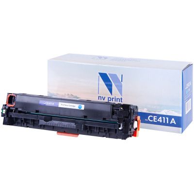 Картридж лазерный NV PRINT (NV-CE411A) для HP LJ M351a/375nw/451dn/475dn, голубой, ресурс 2600 страниц