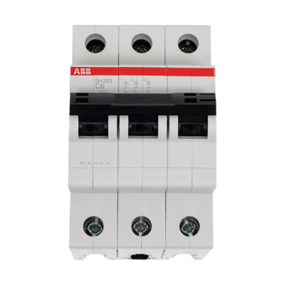 Автоматический выключатель ABB 3-полюсной sh203 c 6