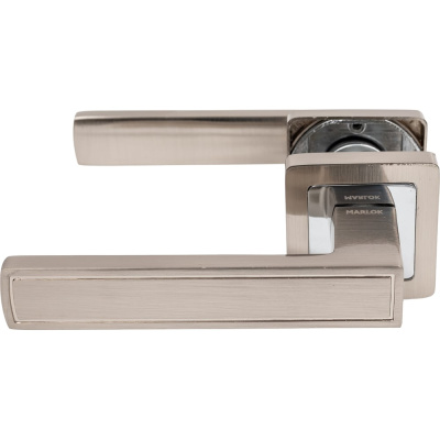 Защелка с ручками MARLOK 96/5221 WC межосевое 96 мм (Тип 6) SN (никель)