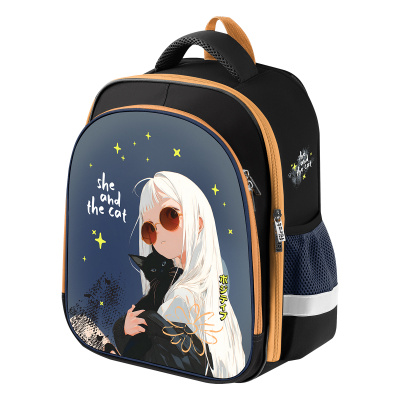 Ранец Först School Light "A City Girl" 35*29*12см, 2 отделения, 2 кармана, анатомическая спинка