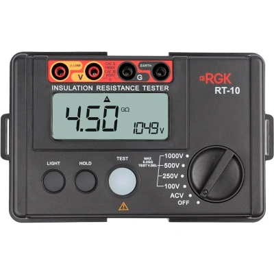 Мегаомметр 721364 Цифровой RGK RT-10 с поверкой RGK